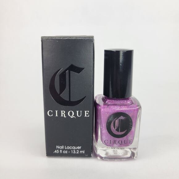 Cirque Nail Polish "Xochitl" NEW Purple Glitter Shimmer Holo Iridescent Lacquer - Picture 2 of 8